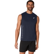 ASICS : 2011D414.400 KATAKANA MESH SLEEVELESS TOP MEN เสื้อกล้ามผู้ชาย ของแท้