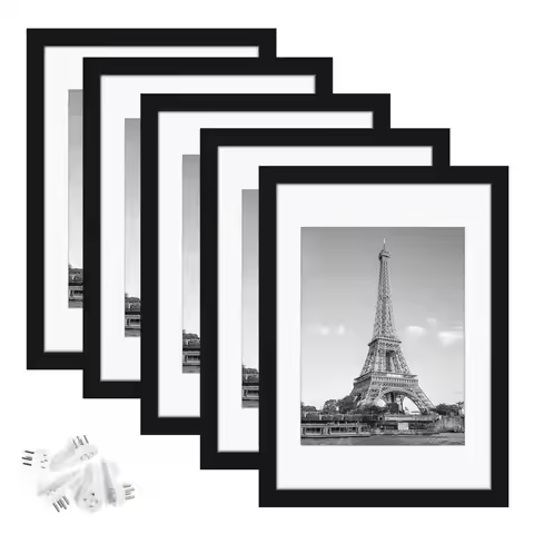 Modern Minimalist Wooden Photo Frame Set Creative DIY Couples Memorial Poster Frame 11x14 Inches A3 