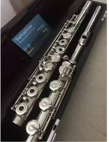 MURAMATSU Flute-b Foot e-gorgeous Performance Musical Instrument Copper-l Silver Plated Flute