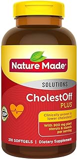 SC Products Cholestoff Plus Softgels For Heart Health (210 Ct.) 210 Softgels Per Bottle, Clinically Proven To Lower Cholesterol