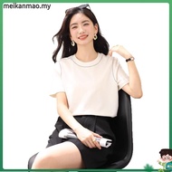 IER Top Line Round Neck Casual Short Sve t-Shirt Women