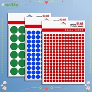 MOLIHA 10Sheets Dot Adhesive Stickers, Round 19MM Label Stickers,  Writable Material Self-Adhesive C