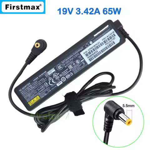 19V 3.42A 65W Laptop Charger for Fujitsu Lifebook E448 E449 E458 E459 E733 E734 E736 E743 E744 E746 