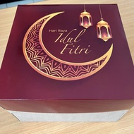 (3Pcs) Eid Box Packaging Lapis Legit Idul Fitri Sponge Cake Size 22x22x7 cm