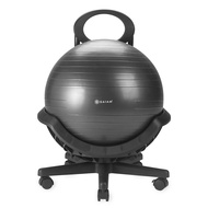 Gaiam Ultimate Balance Ball Chair (Standard or Swivel Base Option) - Premium Exercise Stability Yoga