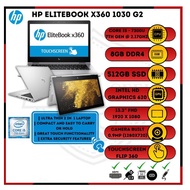 LAPTOP HP EliteBook X360 1030 G2 Intel®️ Core™️ i5 7th gen 8GB / 16GB RAM 256 / 512GB SSD IPS Face Recognition