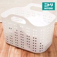 NITORI Laundry Basket Volca M WH