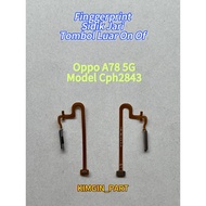 TOMBOL Oppo A78 5G Fingerprint Counter External Button Model Cph2843