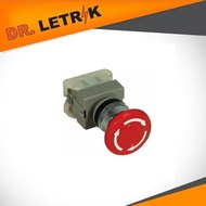 Ckc 22mm /25mm /30mm ALEPB Push Lock Mushroom Head Red Sign Emergency Stop Button Switch ( CIKACHI )