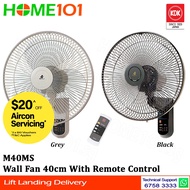 KDK Wall Fan 40cm w/ Remote Ctrl M40MS