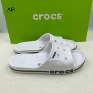 【ของแท้จากเคาน์เตอร์】 รองเท้าแตะ Crocsรองเท้าแบบสวมสำหรับผู้หญิงและผู้ชายรุ่นใหม่ไซส์ 36 ถึง 43 งานส