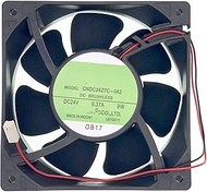 New Inverter Cooling Fan for S5 Power Supply CNDC24Z7C-042 DC 24V 0.37A 9W 12038 12cm 2-Wire 2-pin S