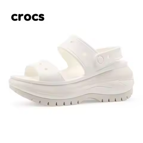 Crocs Women Classic Mega Sandals White