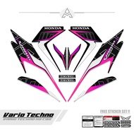 Striping VARIO TECHNO 110 CBS / MTF 73 / VARIO KARBU 110 / SETIKER / CLICK 110 I STIKER / CARBU / ST