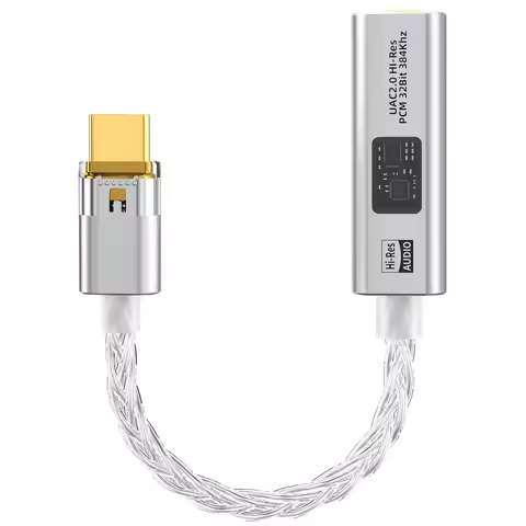 2026 NEW Portable 3.5MM USB DAC Audio HiFi Audio HiFi Decoder Headphone Amplifier For Android iOS Ma