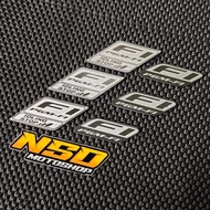 Emblem FI Idling Stop Stainless Matic Honda Emblem Pgm Fi Idling Stop Stainless Honda