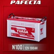 Aki Yuasa Pafecta 12V N100 SERATUS AMPERE Original Baru - Accu Aki Basah Mobil &amp; Truk &amp; Genset Listrik &amp; Kapal