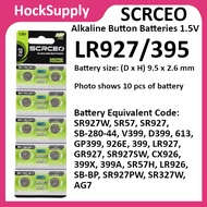 SCRCEO AG7 LR927 395 LR57 Alkaline Button Battery 1.5V