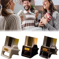 MESHOPMY Smart Clock,  Hologram Cube Display USB Charging Smart Weather Station, with GIF Animations