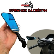 H2C Mirror 4 Sides Beveled 744 Legs with Right Mirror Screws