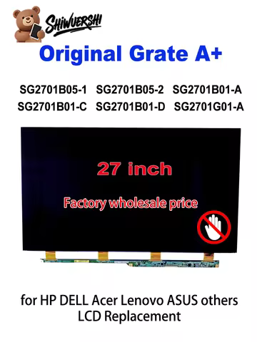Original New A+ 27'' Only Lcd Glass Screen SG2701B05-1 SG2701B05-2 SG2701B01-A SG2701B01-C SG2701B01