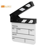 Action Cut Board,Acrylic Film Clapboard Dry Erase Compact Size TV Film Movie Director Cut Action Sce
