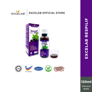 EXCELAB Respilif Cough Syrup (120ml) Untuk Batuk Selesema Flu Imuniti Resdung Herba & Suplemen