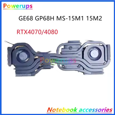 New Original Laptop CPU/GPU Cooler Heatsink&Fan For MSI Raider GE68 GP68 HX MS-15M1 15M2 PABD1A010SH