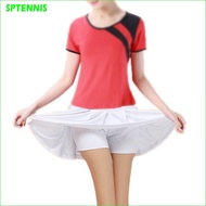 Women Summer Short Sports Skirts Cheerleaders Dance Tennis Skort With Safety Pants Femininas Saias M