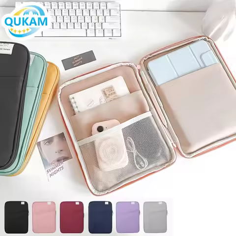 QUKAM 9-13in Tablet Handbag Case For iPad 11 12.9 iPad a16 Case For XiaoMi 5 Samsung Huawei Lenovo S