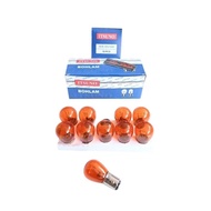 10PCS ORANGE REAR STOP LAMP BULB 1016 12V 21/ 6W 2 LEGS