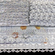 9meters Diamond Chain Lace DIY Clothing Shoes Hat Diamond Tassel Lace