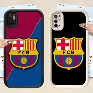YS-5 FC Barcelona Logo Soft Silicone Casing for Xiaomi Redmi Note 10 10T 10S Pova poco M5S M4 Lite P