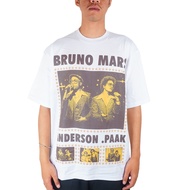 Bruno MARS &amp; ANDERSON PAAK WHITE T-Shirt FIT KKONTENER