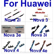 Side Power On Off Volume Buttons For Huawei Nova 2i 3 3i 3e 4 4e Volume Up Down Power Side Keys Repl