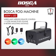 BOSCA FOG MACHINE 600W Smoke Machine Stage Smoke Fog Effect Machine Generator with LED