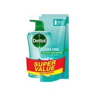 DETTOL Body Wash Hydra Cool Refill Value Pack 800ml x2