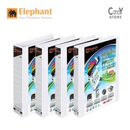 Elephant PP Eco 2D-Ring Binder White Ring File (25mm/40mm/50mm/65mm)