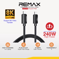 [Remax Energy] RC-C039 C-C Ladon Series 240W USB4.0 8K Video Transfer Super Fast Charging Cable