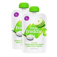 [Bundle Of 2]Organic Baby Food Creamy Golden Delicious Apple Greek Style Yoghurt 100G (Expiry - 29-O
