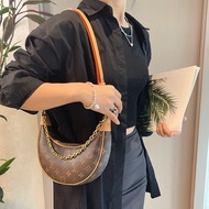 🈶購證 #99新全配 #櫃上在售10萬 Lv loop老花月亮腋下包🔥