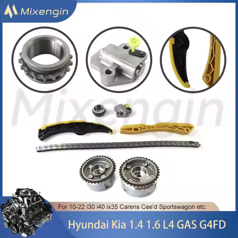 Timing Chain Kit With VVT Gear Fit 10-22 1.4L 1.6L L4 GAS G4FD For Hyundai i30 i40 ix35 kia Carens C