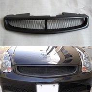 Front bumper cover Refitting grill Accessories carbon fibre racing grille use for Infiniti G G35 Nis