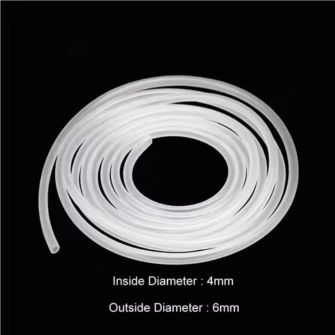 1M 3M 4*6mm Soft Silicone Oxygen Pump Hose for Air Bubble Stone Professional Aquarium FishTank Pond 