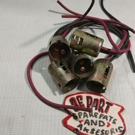 2-Prong Iron Bulb Holder Rare Stop Bulb Holder