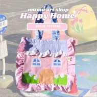 MUMU Happy Home House Tote Bag