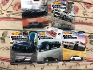 Hotwheels Fast & Furious Fast and Furious  ff 狂野時速 1set5架  720s DB5 Aventador Coupe m3 e36 e46