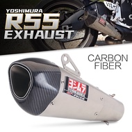Motorcycle Exhaust Modify Kit Yoshimura R55 Carbon Muffler with DB Killer