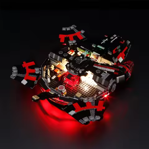 Lighting Kit For LEGO 75389 RC Version The Dark Falcon Millennium Falcon Starsing War Not Building B