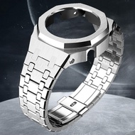 ชุดดัดแปลง Gen5 Gen4สำหรับ casioak GMA-S2100 GA-2100โลหะเคสสแตนเลสสายรัดแบบมีฝาเกลียวสำหรับ GA-B2100